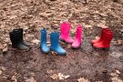 DUCKY SMELLY WELLY RAIN BOOT Y cobal/grey