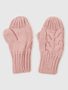 406527-00 Dětské pletené rukavice Růžová