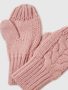 406527-00 Dětské pletené rukavice Růžová