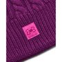 Halftime Cable Knit Beanie, Purple
