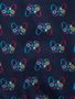 597017-00 Dětské vzorované pyžamo Tmavě modrá
