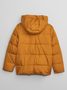 726307-00 Dětská prošívaná bunda s kapucí Oranžová