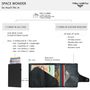 Wallet Click & Slide - leather Croco Black
