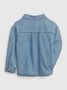 415868-00 Dětská džínová košile Modrá