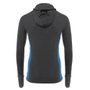 WarmWool Hood Sweater Net, M Marengo / Jet Black / Corsair