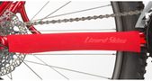 Small Neoprene Chainstay Protector Red