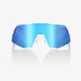 S3 - TotalEnergies Team Matte White / Metallic Blue - HiPER Blue Multilayer Mirror Lens