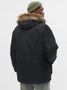 726377-01 Zimní bunda s kapucí Černá