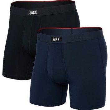 SAXX VIBE XTRA SC BB FLY 2PK, black/navy