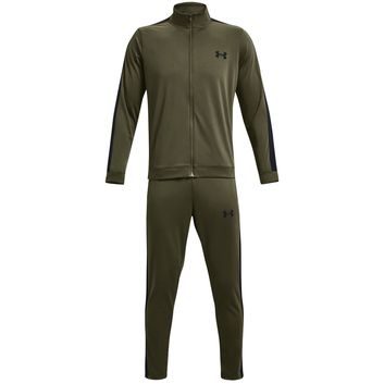 UNDER ARMOUR Knit Track Suit, Marine OD Green / Black