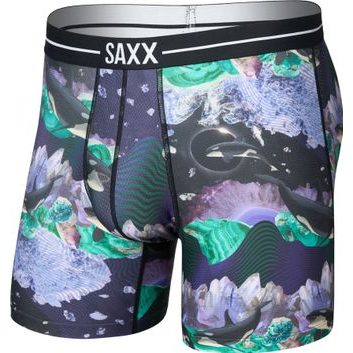 SAXX VOLT BREATHABLE MESH BB, Midnight Sun-Black