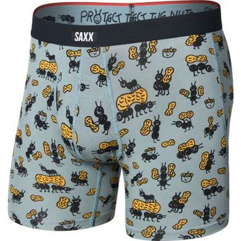 SAXX VIBE XTRA SC BB FLY, Ants In Your Pants-Silver Pine