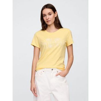 GAP 729555-14 Tričko s logem Žlutá