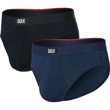 SAXX VIBE XTRA SC BRIEF FLY 2PK, black/navy