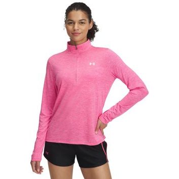 UNDER ARMOUR Tech 1/2 Zip- Twist Pink