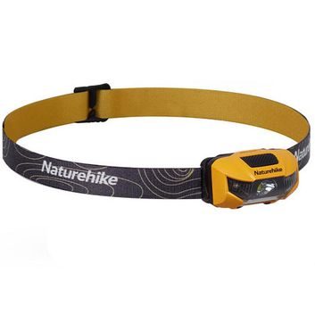 NATUREHIKE CNK2300DQ020-02 Outdoorová čelovka 210 lm žlutá