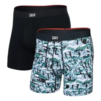 SAXX VIBE XTRA SC BB FLY 2PK, snow shadow/black