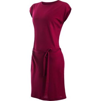 SENSOR MERINO ACTIVE dámské šaty, lilla