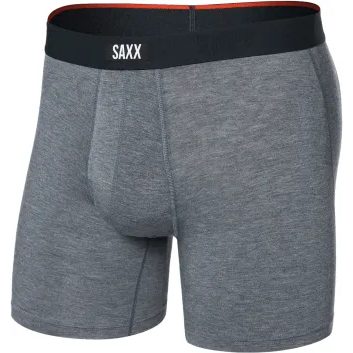 SAXX VIBE XTRA SC BB FLY, dark grey heather