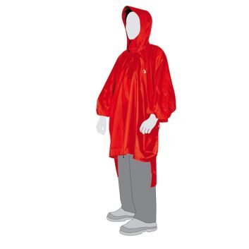 TATONKA Poncho 3, red