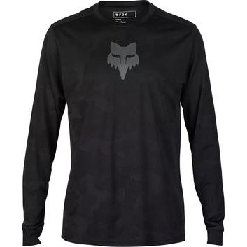 FOX Ranger Tru Dri Ls Jersey, Black