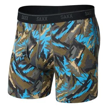 SAXX QUEST QUICK-DRY MESH BB FLY, prism peaks-cargo grey