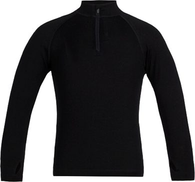 ICEBREAKER K 260 Tech LS Half Zip, BLACK