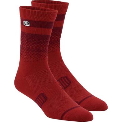 100% ADVOCATE Performance Socks Cherry/Brick S/M