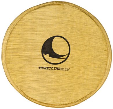 TICKET TO THE MOON Pocket Frisbee Sparkling Gold
