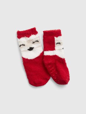 GAP 483369-03 Dětské ponožky Santa Červená