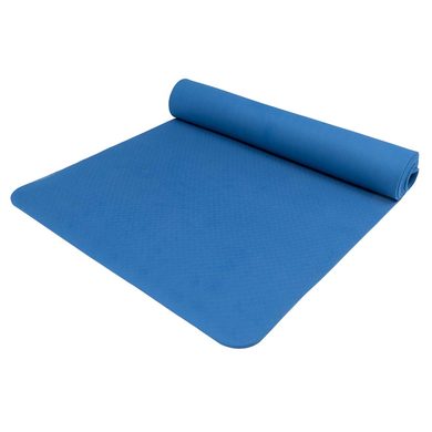 YATE Yoga Mat TPE, tm. modrá, 195x61x0.6cm ks