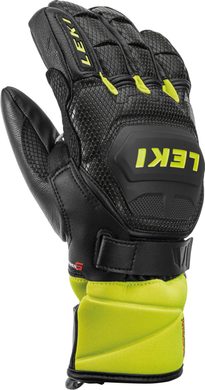 LEKI Worldcup Race Flex S Junior, black-ice lemon