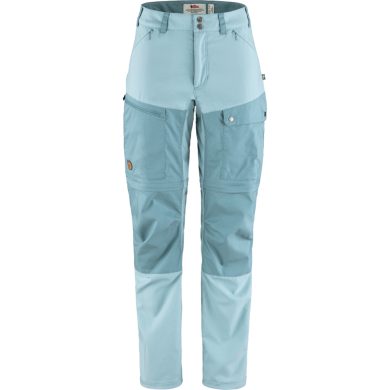 FJÄLLRÄVEN Abisko Midsummer Zip Off Trousers W, Mineral Blue-Clay Blue
