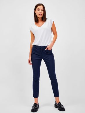 GAP 460973-01 Elegantní kalhoty skinny Tmavě modrá