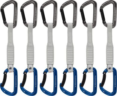 MAMMUT Workhorse Keylock 17 cm 6-Pack Quickdraws Grey-Blue