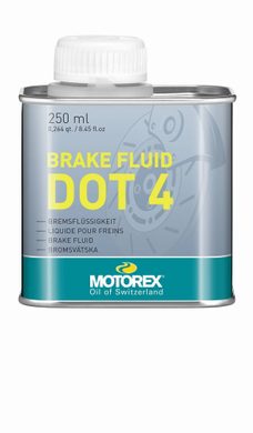 MOTOREX BRAKE FLUID DOT 4, 250ML (300280)
