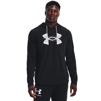 UNDER ARMOUR UA Rival Terry Logo Hoodie Black