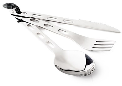 GSI OUTDOORS Stainless 3 pc. Ring Cutlery