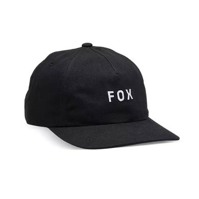 FOX W Wordmark Adjustable Hat, Black