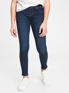 GAP 679601-00 Dětské džíny jeggings stretch Tmavě modrá