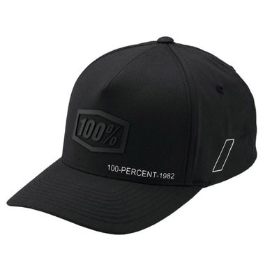 100% SHADOW Flexfit Cap X-Fit Black