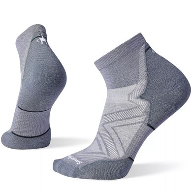 SMARTWOOL RUN TARGETED CUSHION ANKLE, graphite