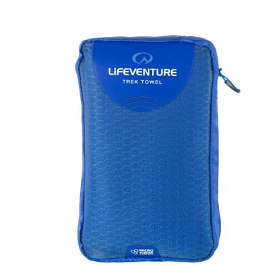LIFEVENTURE MicroFibre Comfort Trek Towel; blue; giant