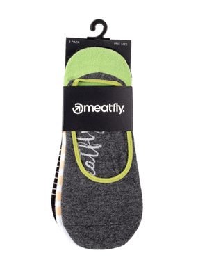 MEATFLY Meatfly Low socks - Triple pack, H/ Anthracite