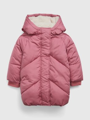 GAP 780089-01 Dětská bunda s kožíškem Růžová