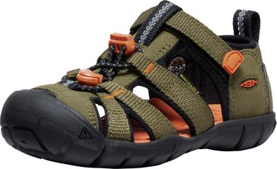 KEEN SEACAMP II CNX CHILDREN dark olive/gold flame