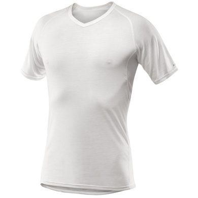 DEVOLD Breeze Man T-Shirt V-Neck, Offwhite/Antracite