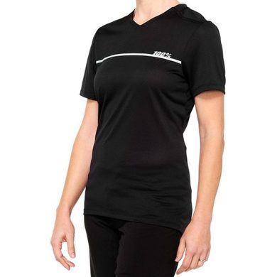 100% RIDECAMP Women's Short Sleeve Jersey Black/Grey
