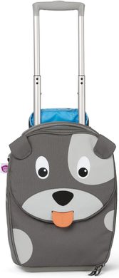 AFFENZAHN Kids Suitcase David Dog 20 grey