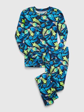 GAP 516289-00 Dětské vzorované pyžamo Modrá